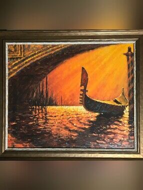Under The Bridge by Marko Mavrovich Vibrant Colorful Professionally Framed Print